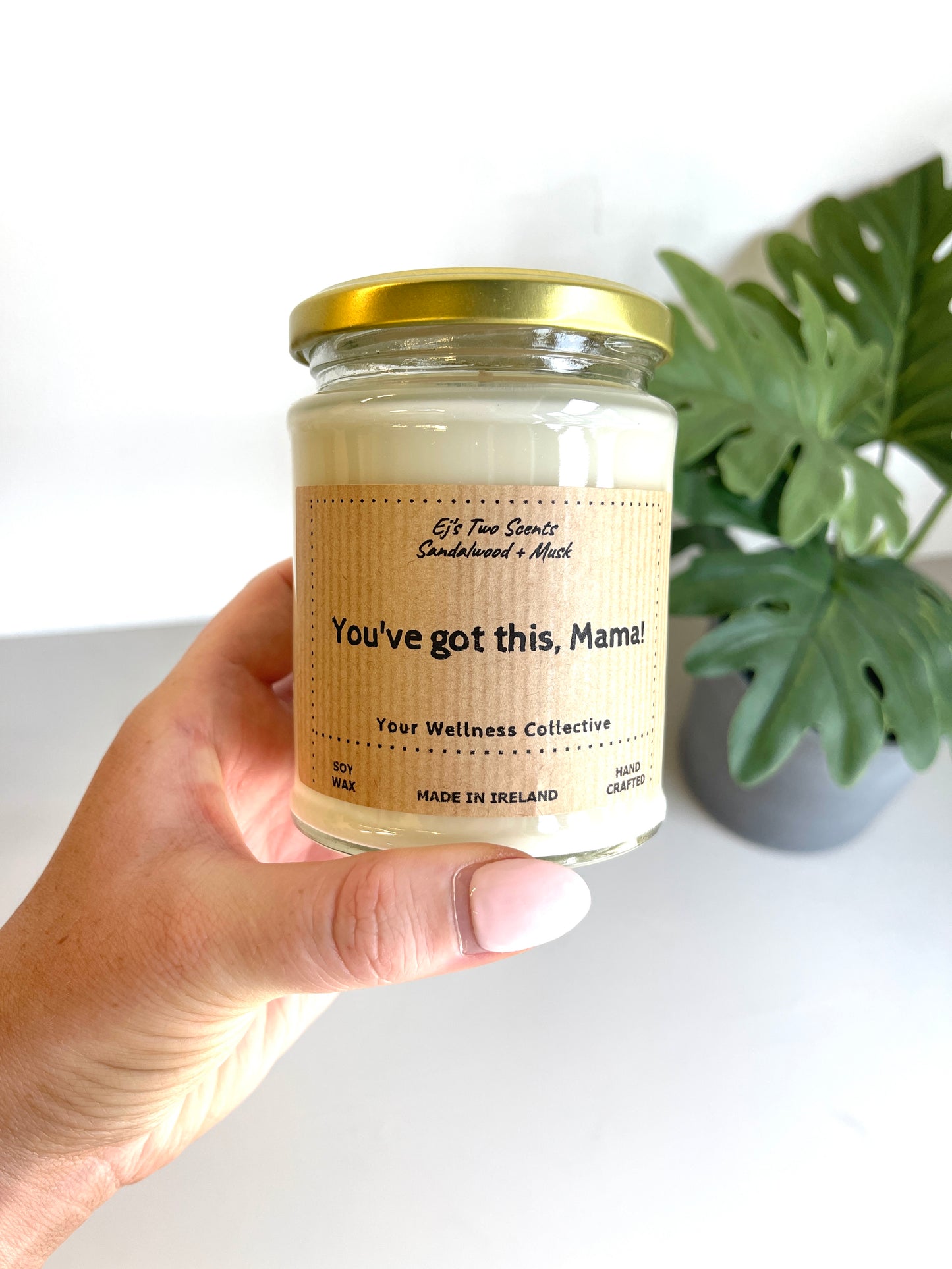 Ej Two Scents Sandalwood & Musk Candle