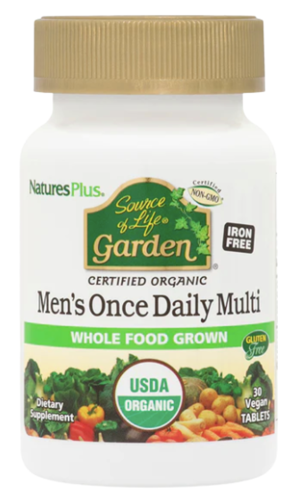 NaturesPlus Source Of Life Garden Organic Men's Multi