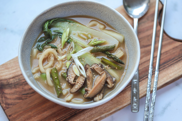Vegetable Udon Noodle Soup